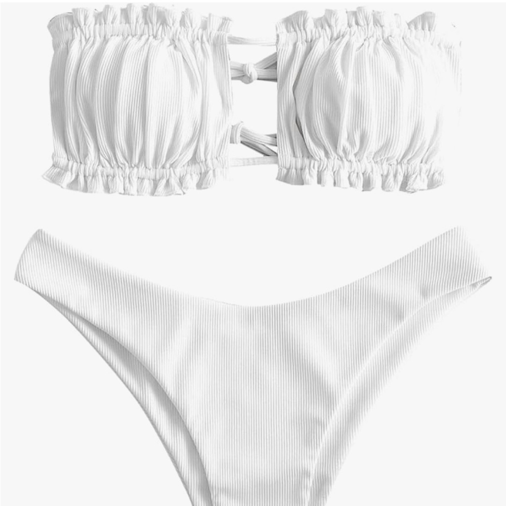 NEVER WORN- ZAFUL women’s bikini strapless new